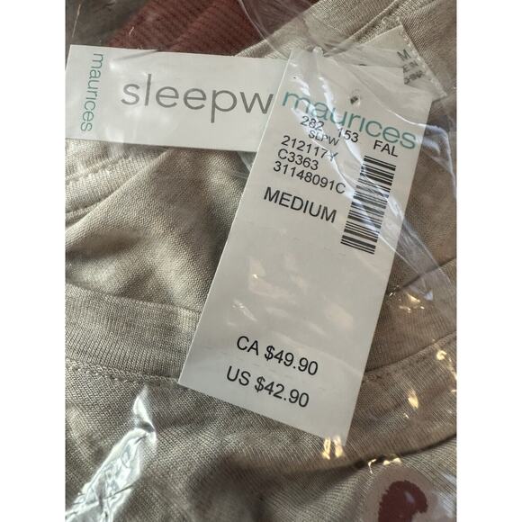 Maurice’s Pumpkin Spice Pajama Set Size Medium - Picture 4 of 4